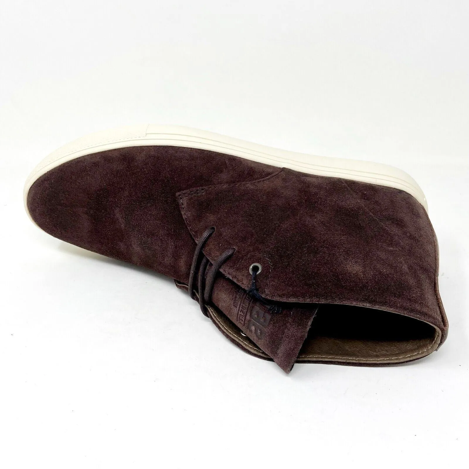 Clae Strayhorn SP Umber Brown Suede Mens Mid Top Casual Shoes Sneakers Timberland Waterproof Casual Shoes