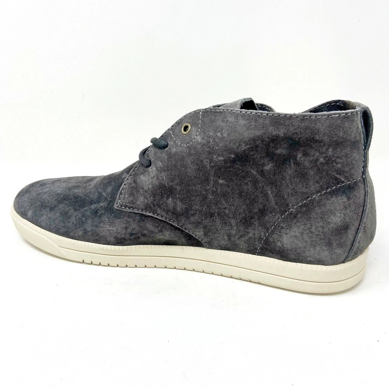 Clae Strayhorn Unlined Dark Charcoal Suede Mens Premium Casual Shoes Sneakers Rugged Casual Shoes