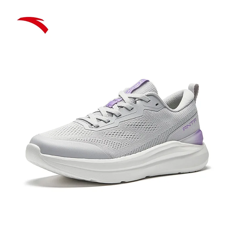 Most Comfortable Oxford Shoes ANTA Women EBUFFER Lite Cross-Training Shoes 1225C7713-6 -GREY