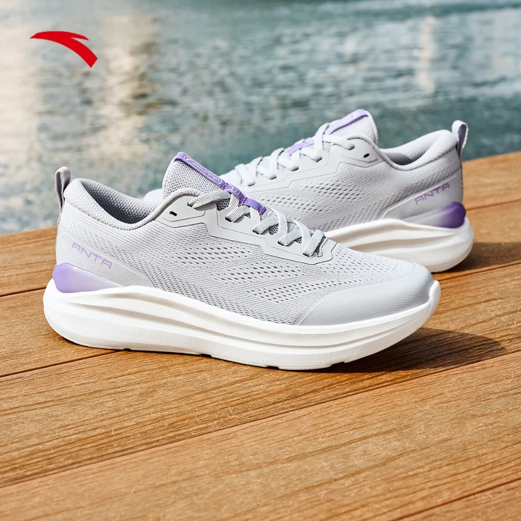 Plain Oxfords ANTA Women EBUFFER Lite Cross-Training Shoes 1225C7713-6 -GREY