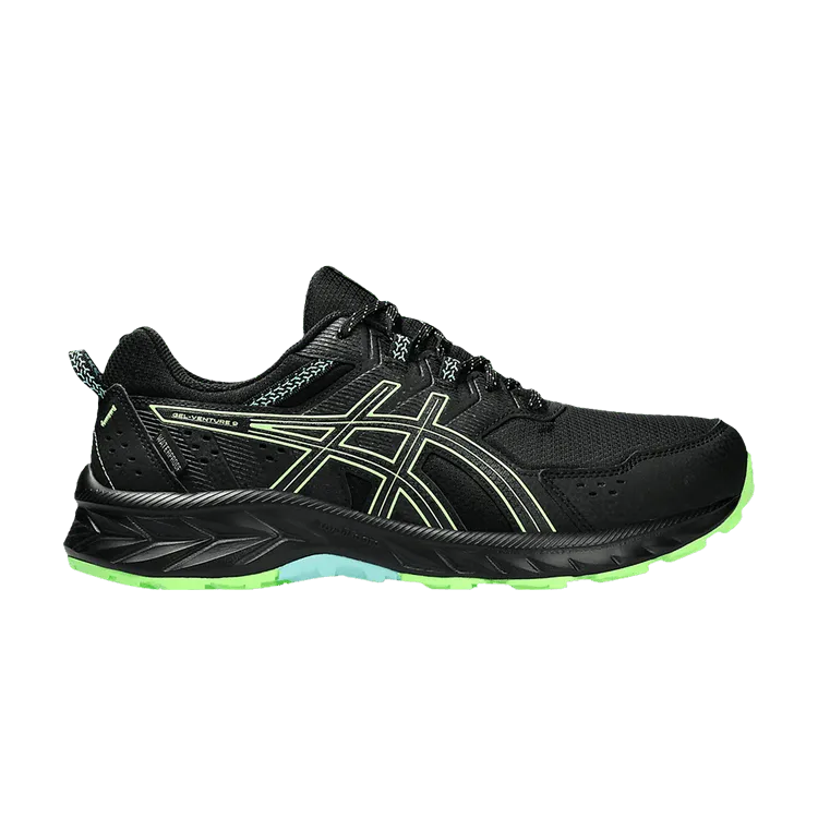 ASICS Gel-Venture 9 Waterproof Black Illuminate Green Asics Gel Resolution 9 Tennis Shoe