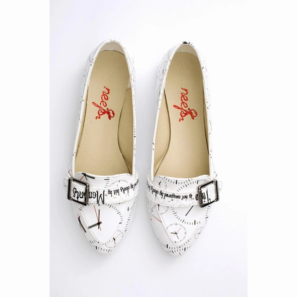 High Heels Floral Clocks Sneaker Shoes NTS410