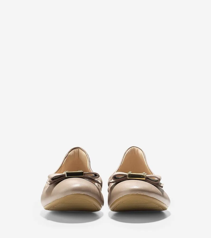 Cole Haan Tali Bow Ballet Zegna Oxfords