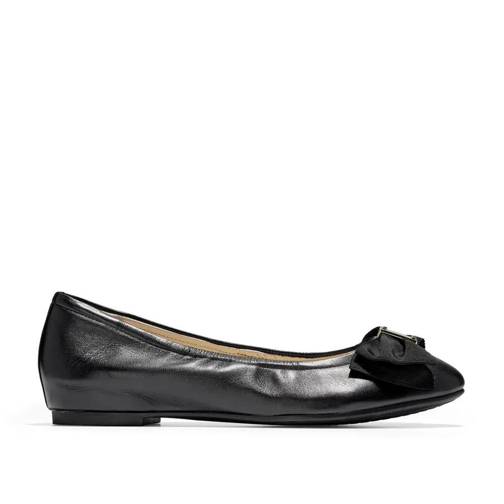 Cole Haan Tali Soft Bow Ballet Oxford Tan