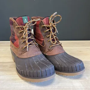 Kamik - Sienna Mid Insulated Waterproof Boots- MSRP $150: Brown and Red-women-8 King Boots