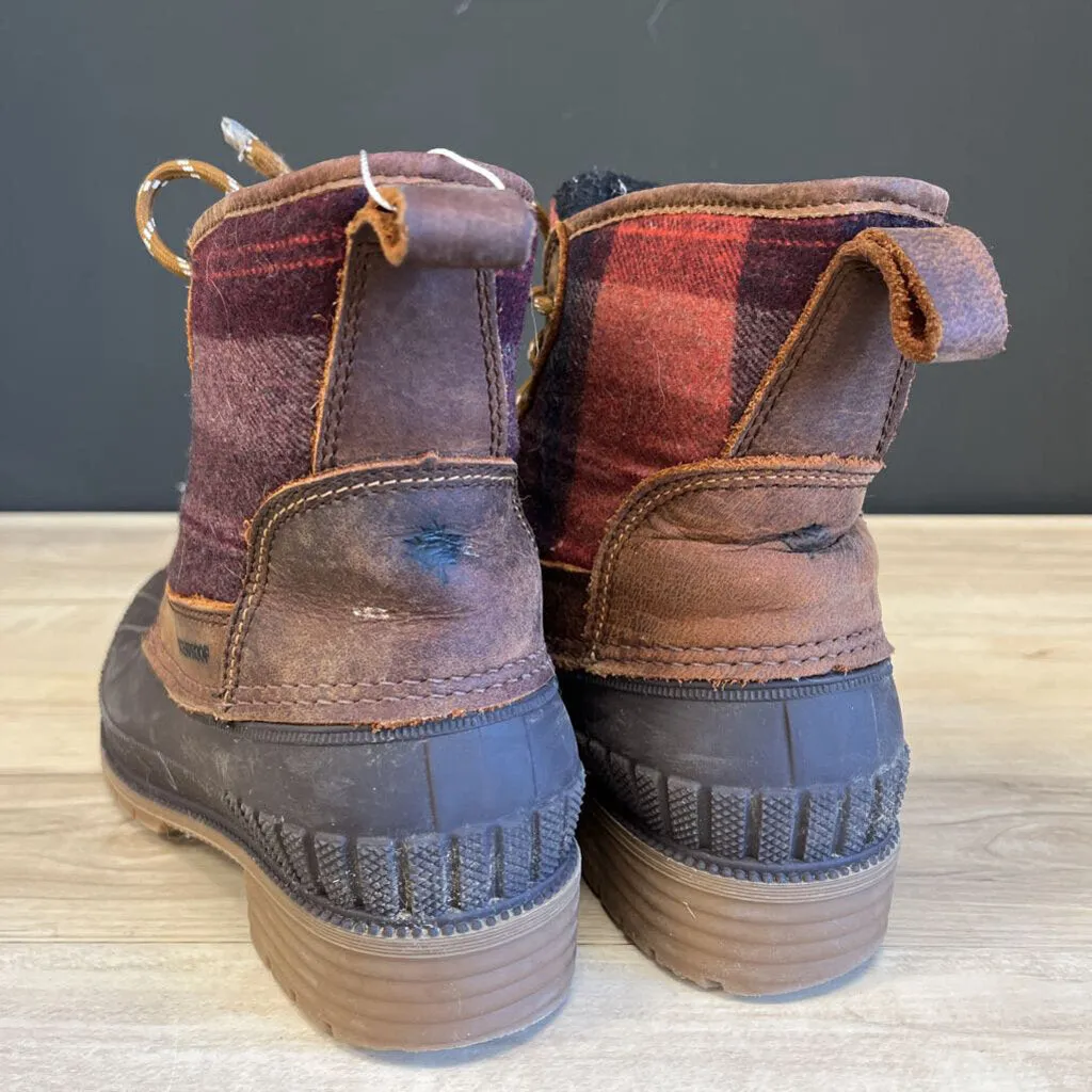 Comfortable Boots Kamik - Sienna Mid Insulated Waterproof Boots- MSRP $150: Brown and Red-women-8