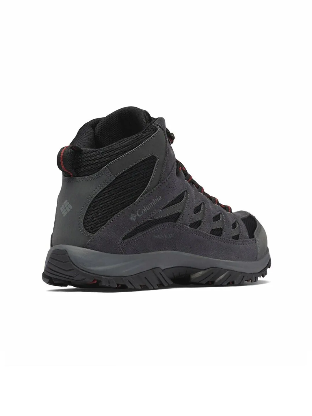 Columbia Men Black CRESTWOOD MID WATERPROOF Paredes Shoes Waterproof