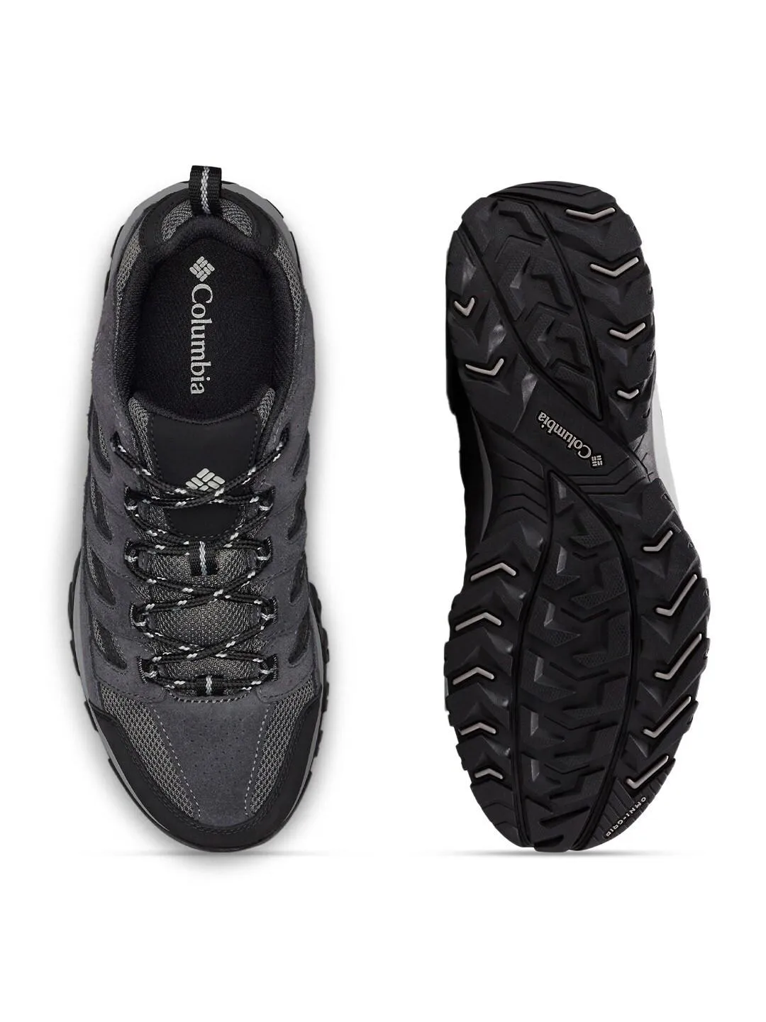 Columbia Men Black CRESTWOOD Hiking Shoes Vibram Soles