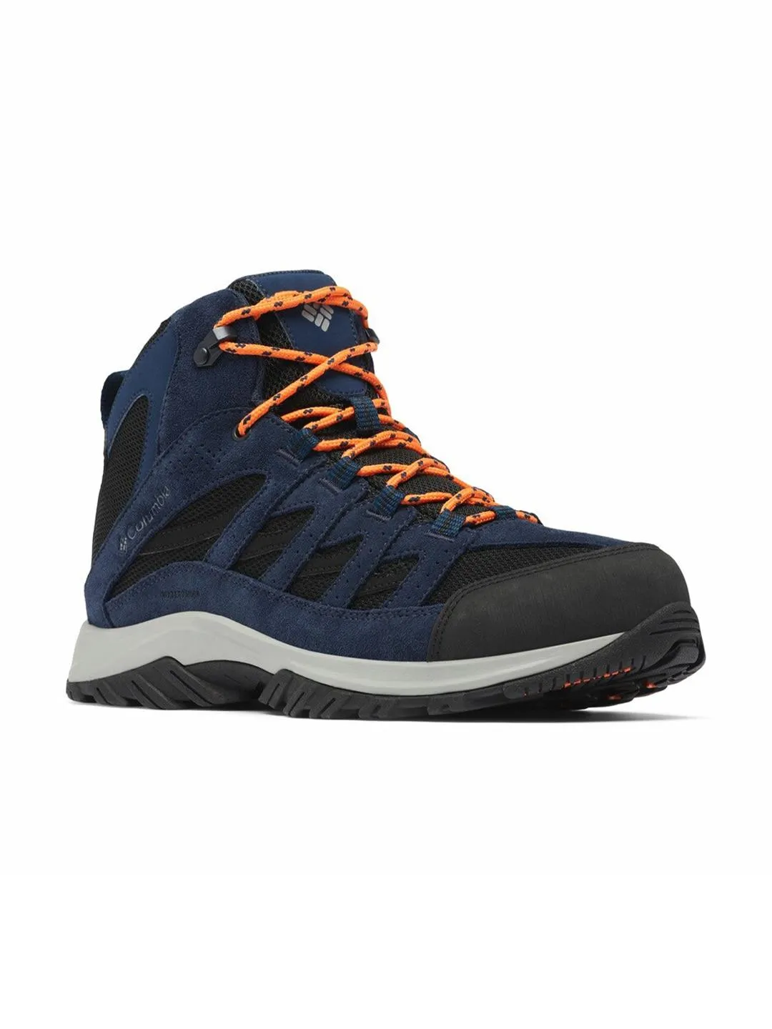 Columbia Men Blue CRESTWOOD MID WATERPROOF Winter Walking Shoes Waterproof