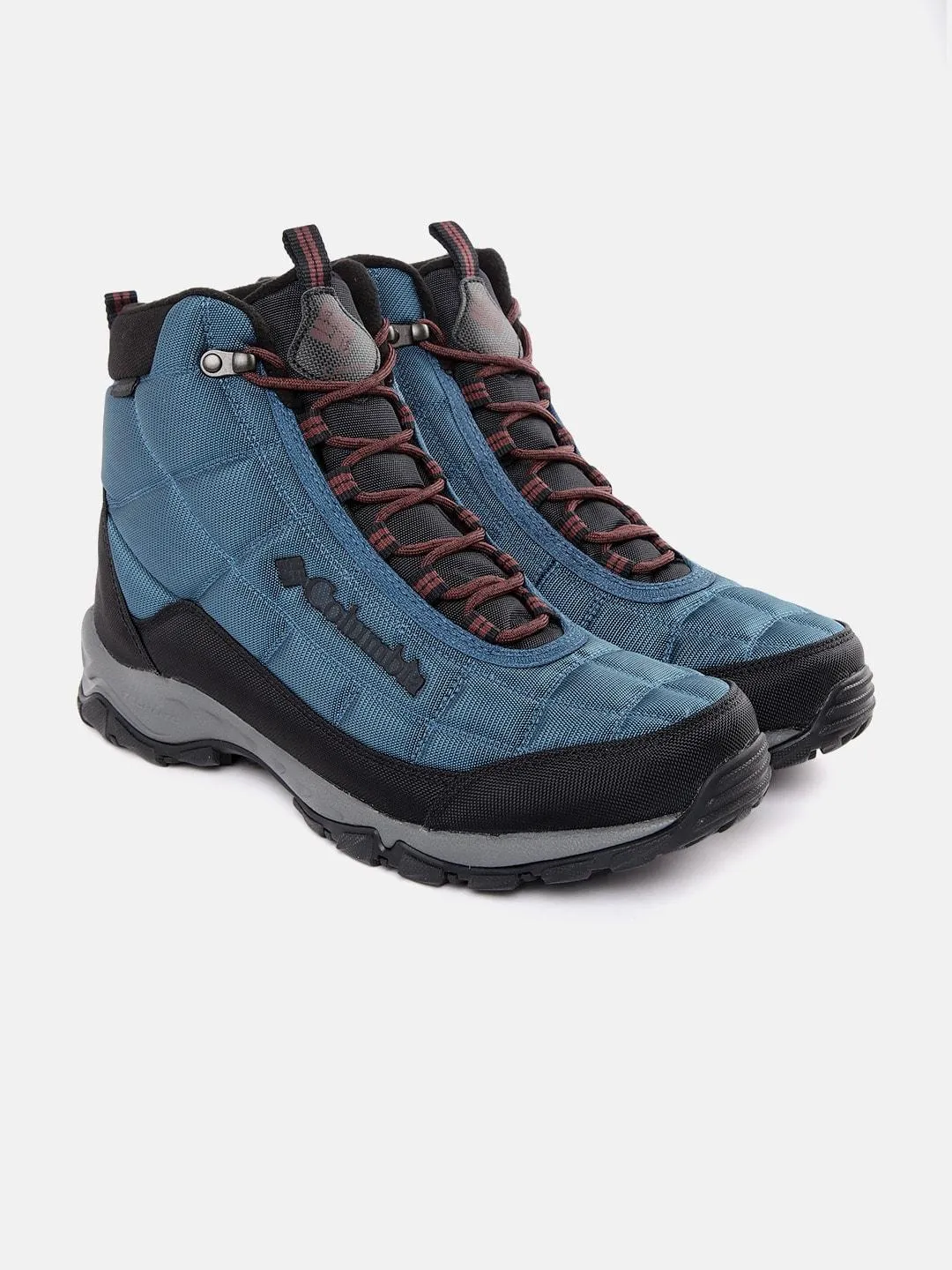 Columbia Men Blue FIRECAMP BOOT Innovate Hiking Shoes