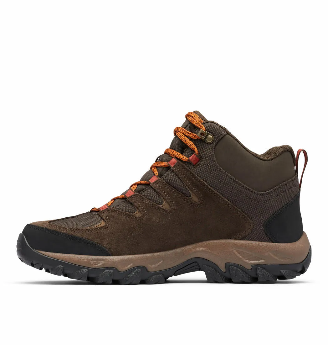 Columbia Men Brown BUXTON PEAK MID WATERPROOF Pacific Trail Hiking Shoes