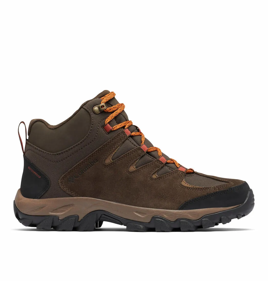 Targhee Low Height Waterproof Hiking Shoes Columbia Men Brown BUXTON PEAK MID WATERPROOF