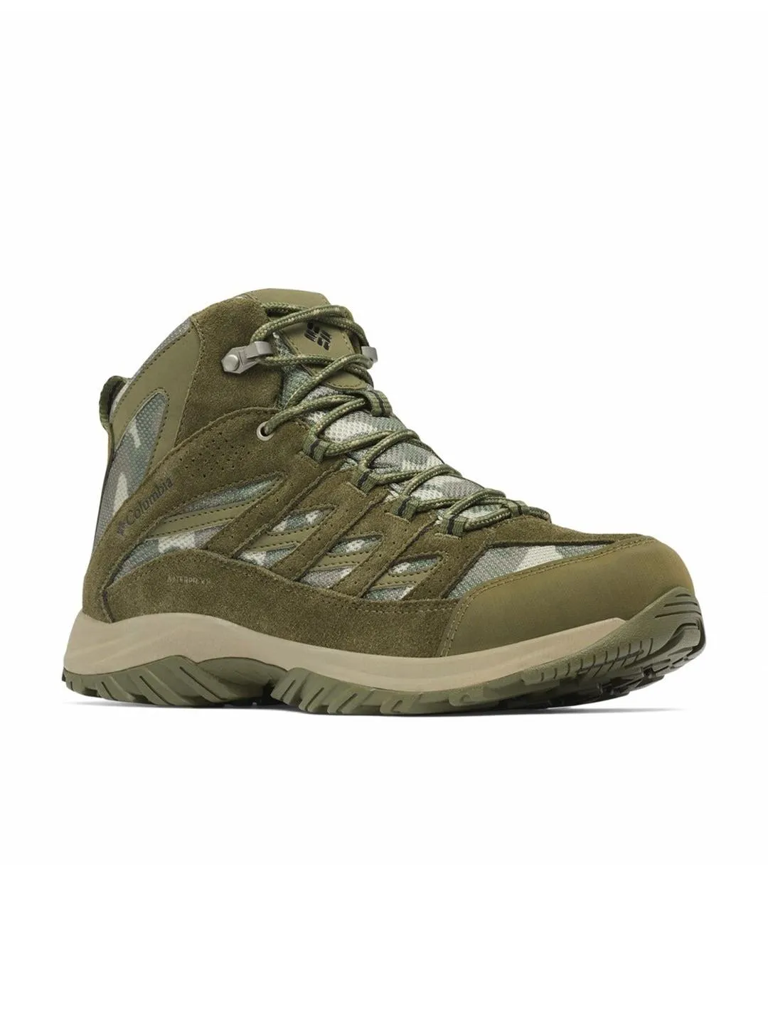 Columbia Men Green CRESTWOOD MID WATERPROOF Waterproof Duck Shoes