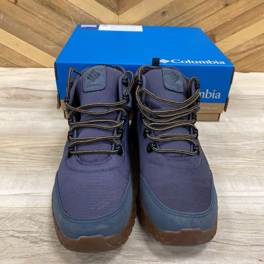 Columbia - Men's Fairbanks Mid Hiking Boots - MSRP $ : Blue Grey-men-9.5 Hiking Boots All Weather