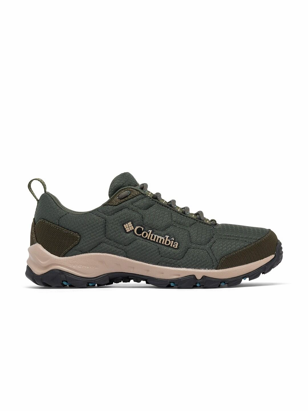Columbia Men Green FIRECAMP REMESH Best Hiking Shoes For Mount Kinabalu