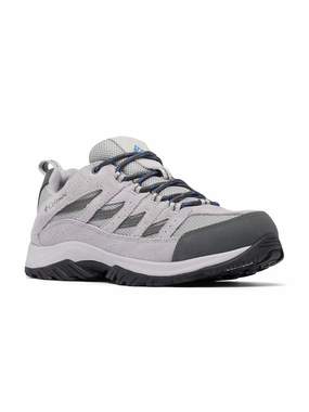 Columbia Men Grey CRESTWOOD Hiking Shoes For High Arches