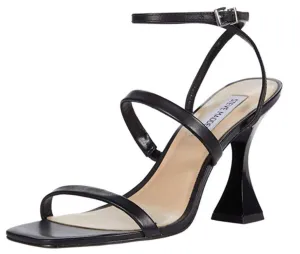Satin Sandals Wedding STEVE MADDEN Scorpius Women  | Black Leather