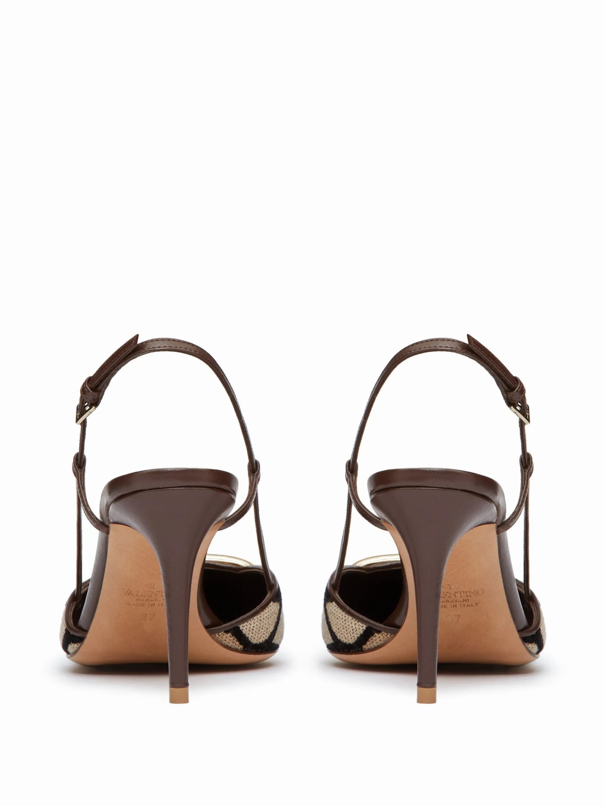 High Heel Sneaker Boots 80mm VLogo Signature slingback pumps