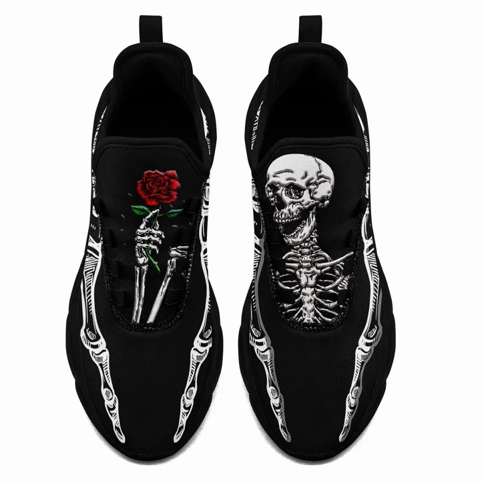 Buy High Heels Skull Sneaker Sliving Walking Shoes Women Shoes Personalized Maxsoul Sneakers