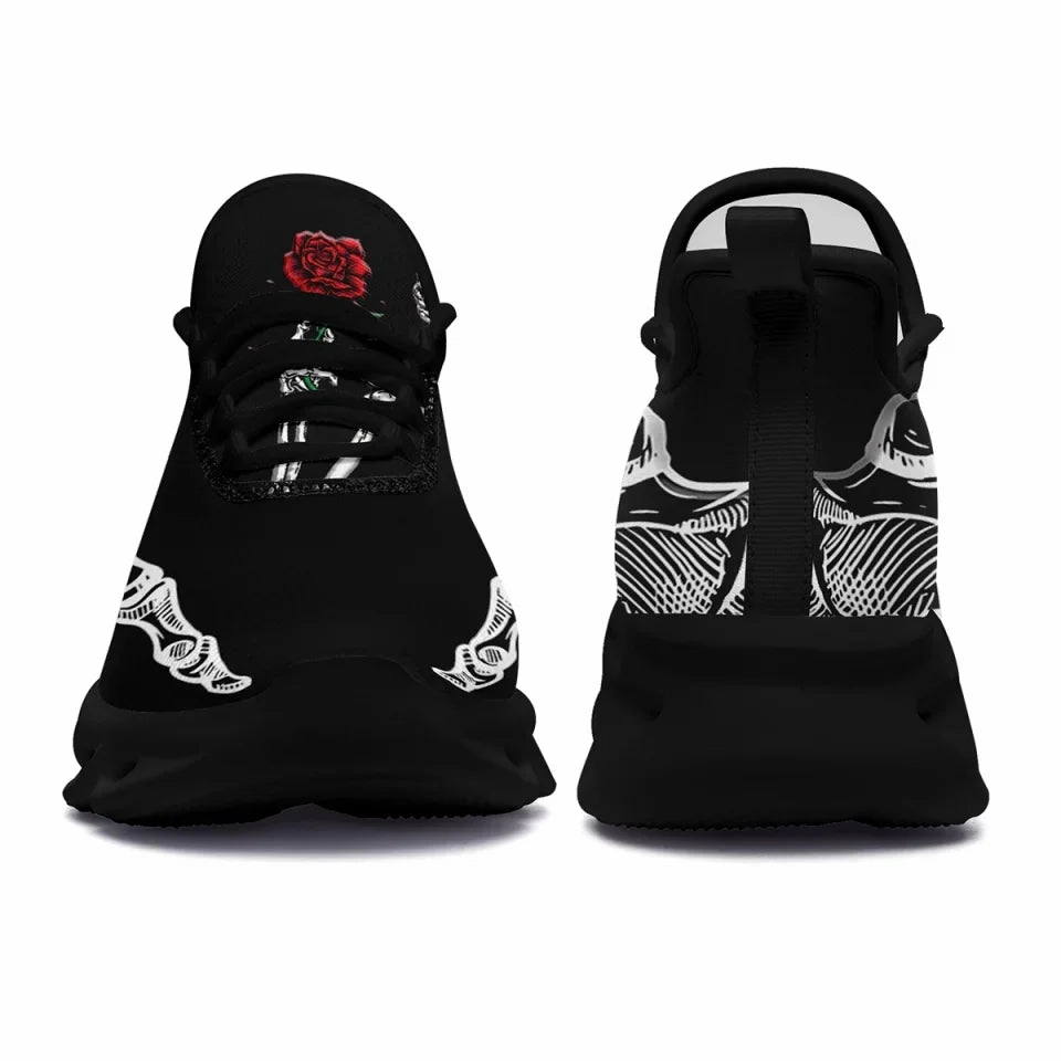 Skull Sneaker Sliving Walking Shoes Women Shoes Personalized Maxsoul Sneakers Sexy Legs In High Heels