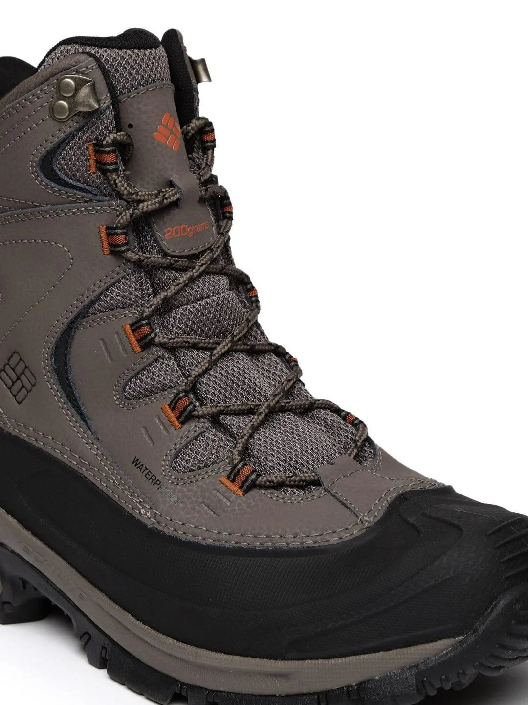 Columbia Men Brown BUGABOOT II Winter Shoes Waterproof