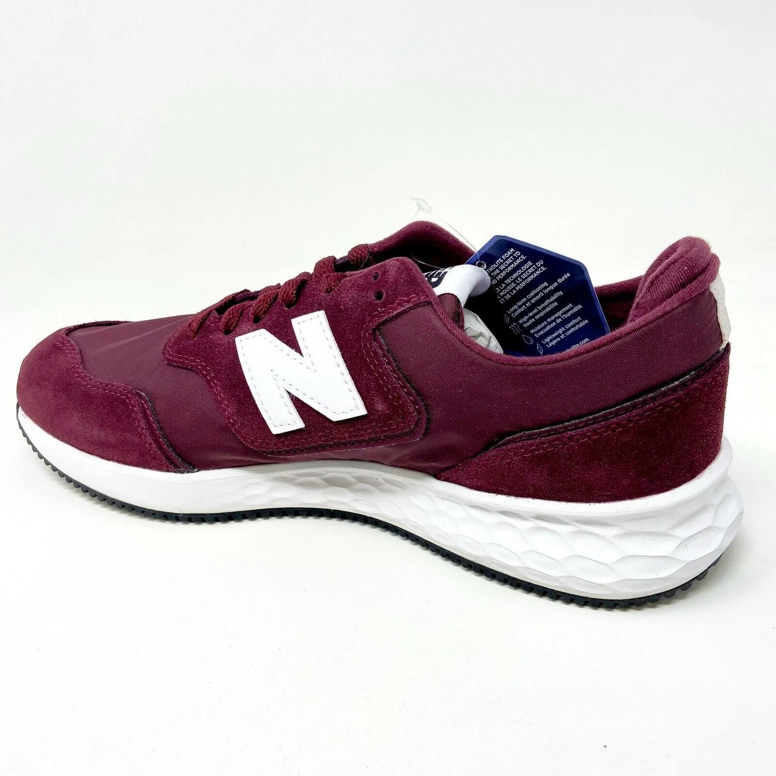 Sports Shoes Running New Balance Fresh Foam X70 Burgundy White Black Mens Running Shoes MSX70CF
