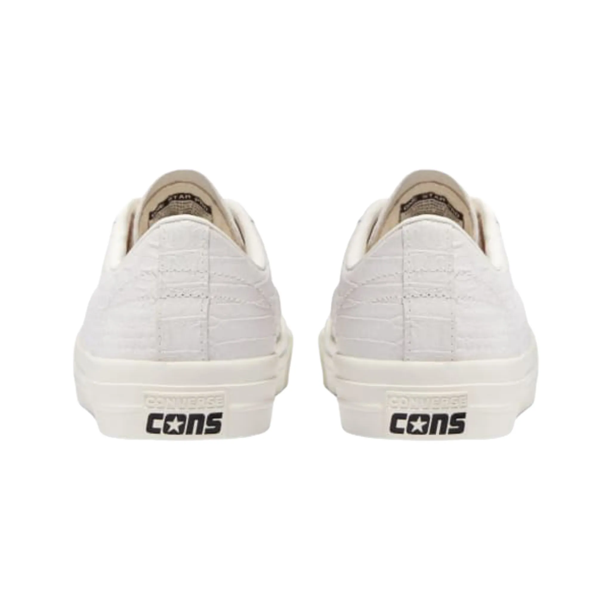 Converse CONS One Star Pro Egret/Egret/Gum Honey Tie Skate Shoes