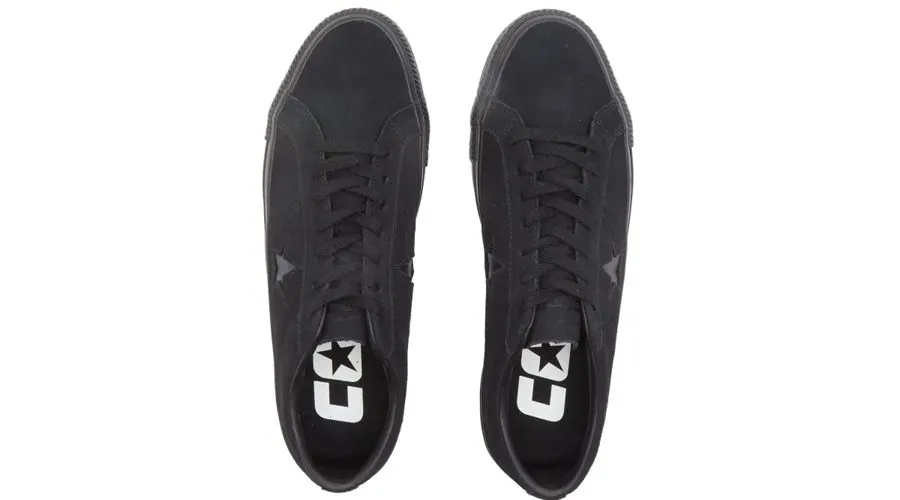 Best Skate Shoes For Ankle Support Converse One Star Pro Ox: Black/Black/Black