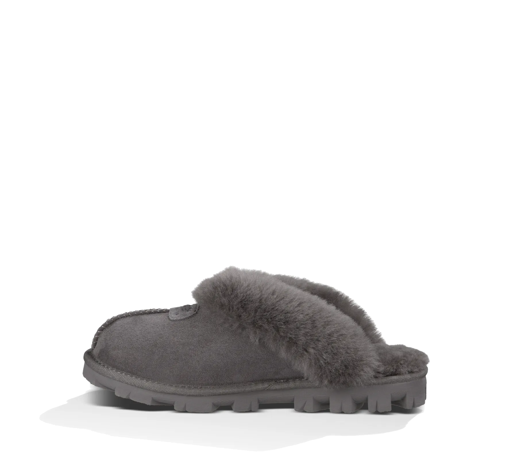 Kitten Heel Slides Coquette Grey (Women)