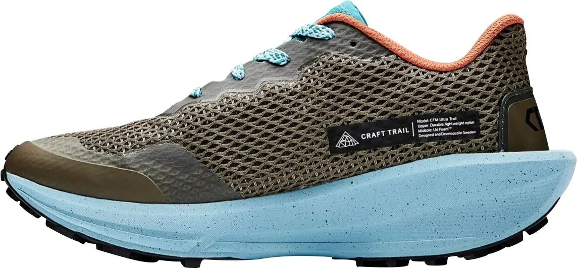 Low Profile Trail Shoes Craft CTM Ultra Mens Trail Running Shoes - Grey