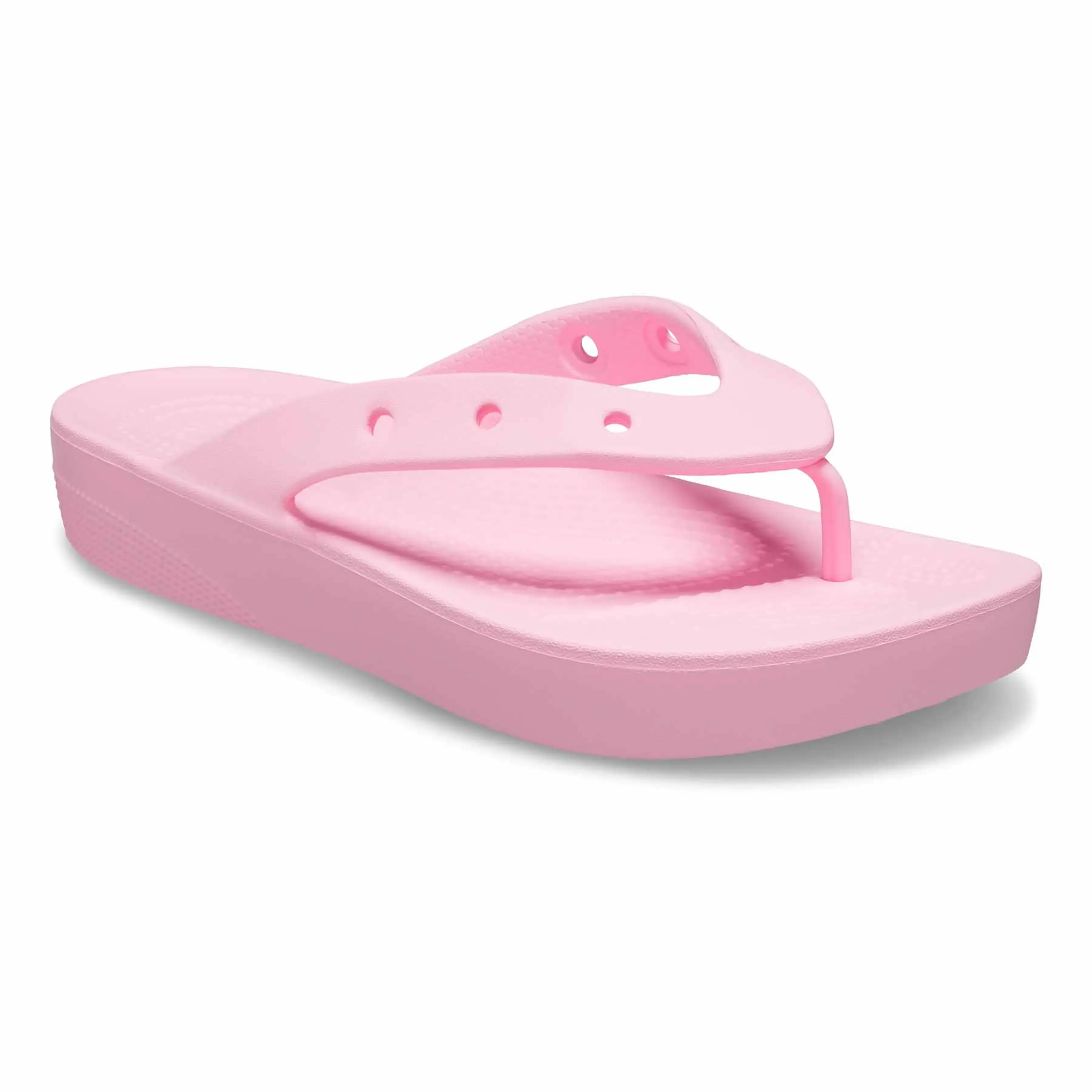 Extra Wide Sandals Crocs Women's Classic Flip Flops, Platform Sandals, Flamingo