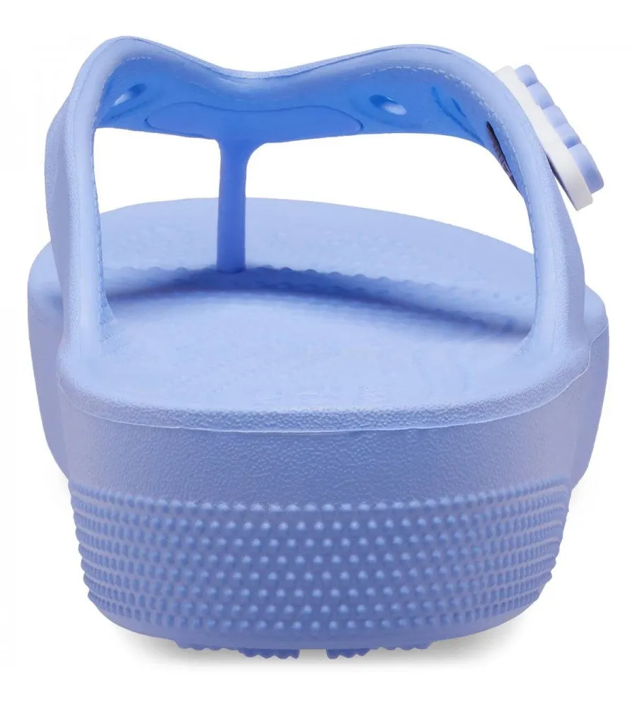 Crocs Women's Classic Flip Flops Platform Sandals Sandals Flat