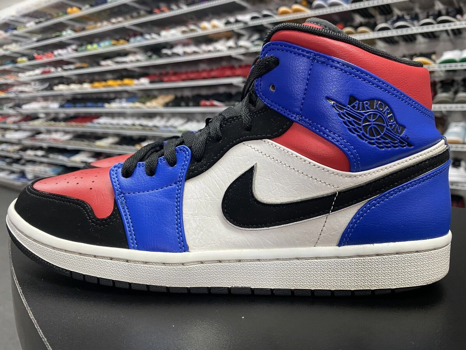 Nike Ronaldo Shoes Nike Air Jordan 1 Retro Mid Top 3 554724-124 Men's Size 10.5 No Insoles