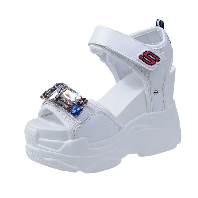 Boston Sandals Crystal Basic Sandals