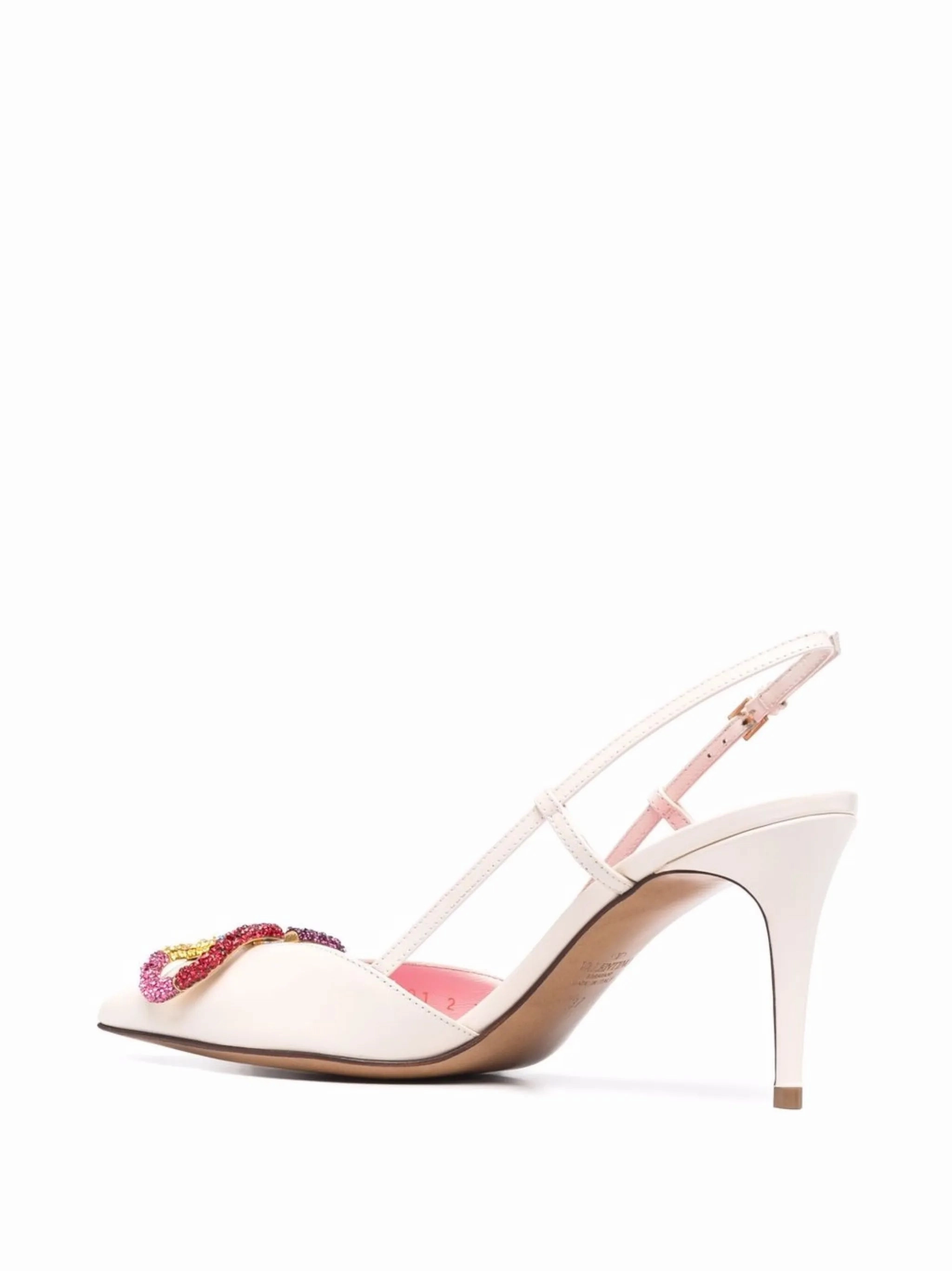 crystal-embellished VLogo pumps Shoe Carnival High Heels