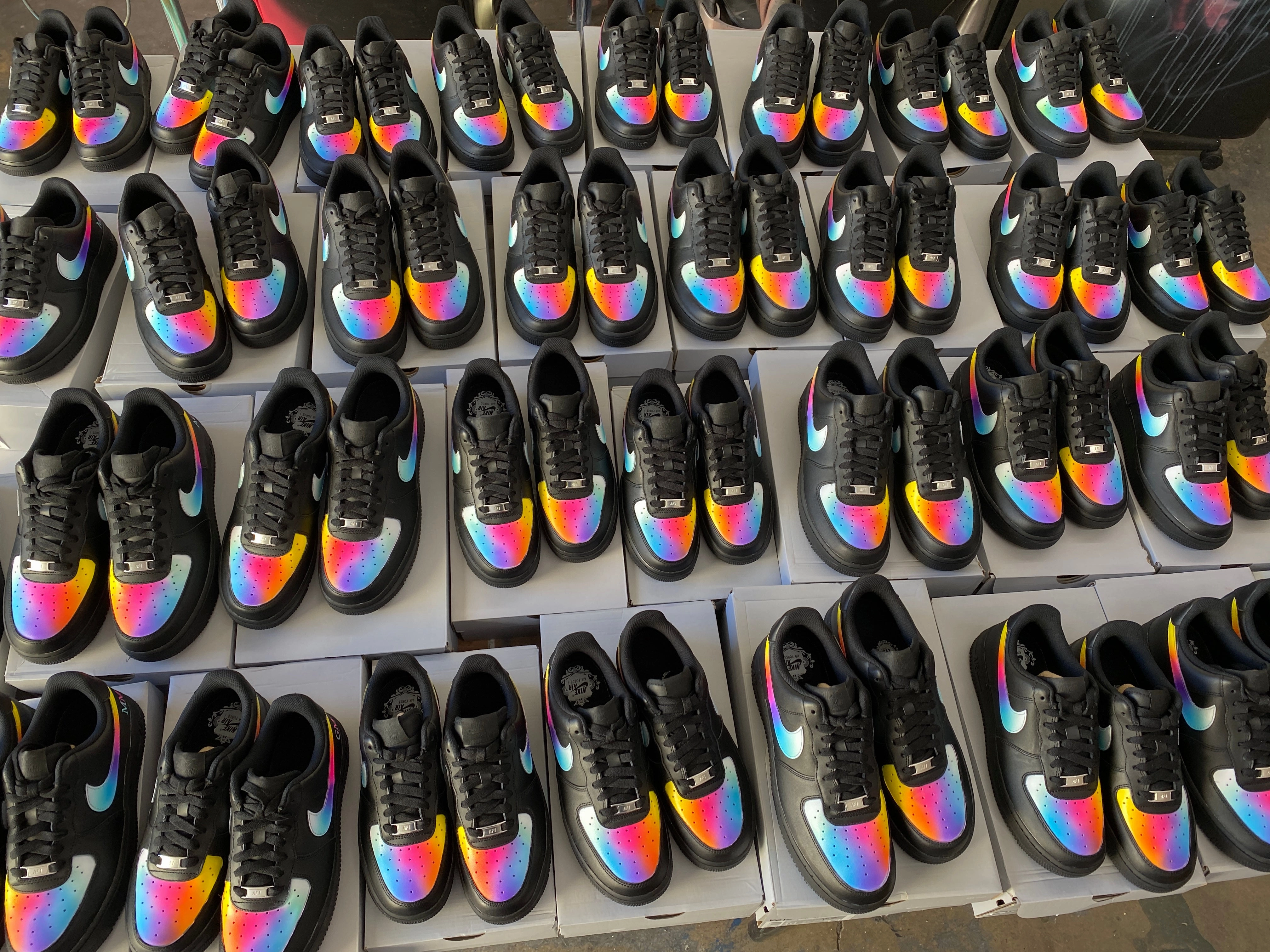 Nike Stefan Janoski Shoes Custom Painted Nike Air Force 1 Sinful Colors - Available to Public For Limited Time