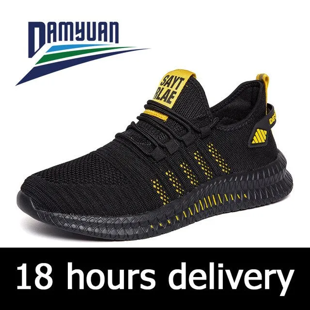 Damyuan Running Shoes Lightweight Breathable Man's Sport Shoes 48 Comfortable Fashion Men Sneakers 47 Large Size Casual Shoes