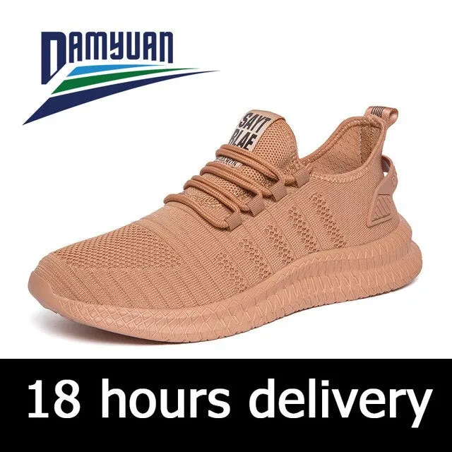 Damyuan Running Shoes Lightweight Breathable Man's Sport Shoes 48 Comfortable Fashion Men Sneakers 47 Large Size Casual Shoes