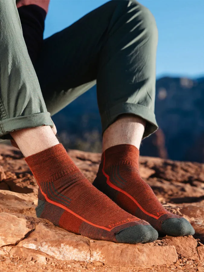 Best All Round Trail Running Shoes Darn Tough 1959 Men's Hiker Quarter Midweight Hiking Socks
