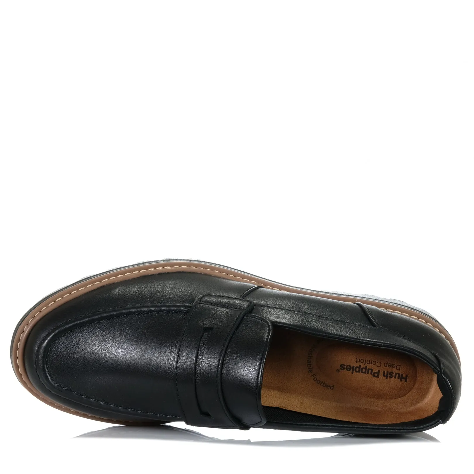 Hush Puppies Beau Black Wedding Shoe Flats