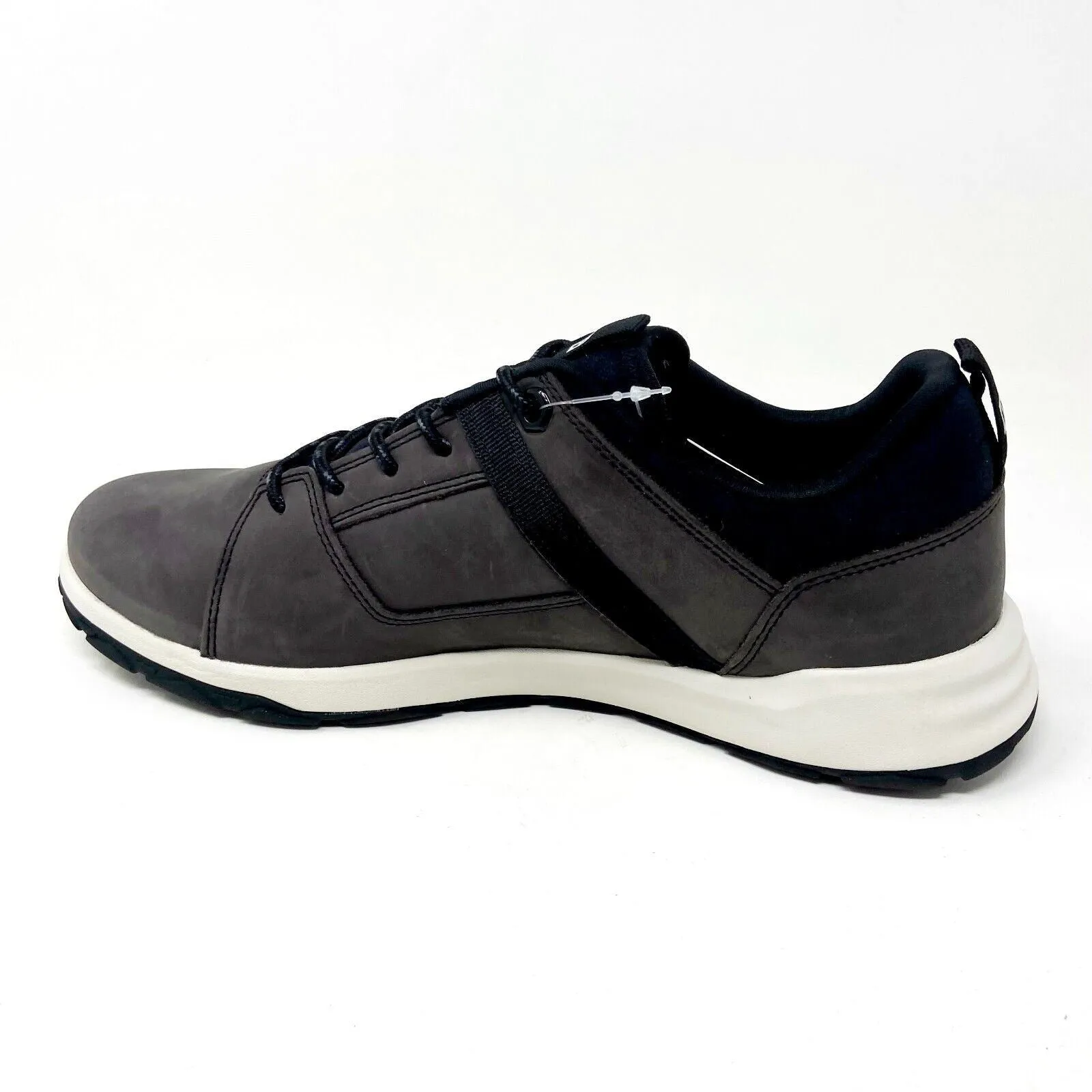 Wide Width Casual Tie Shoes Caterpillar CAT Quest Mod Magnet Gray Black Mens Casual Shoes Sneakers P724151