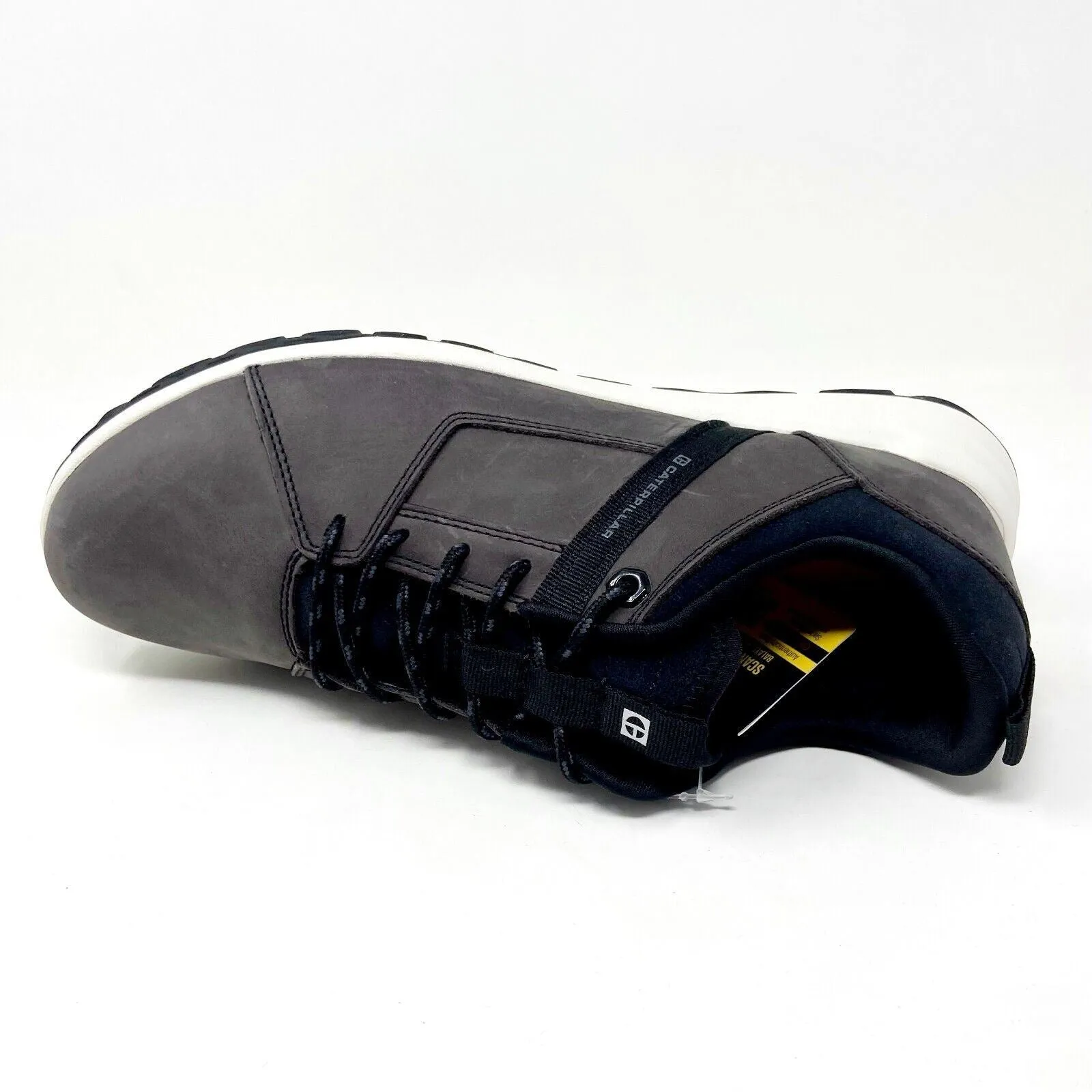 Caterpillar CAT Quest Mod Magnet Gray Black Mens Casual Shoes Sneakers P724151 Shoe Brands Casual