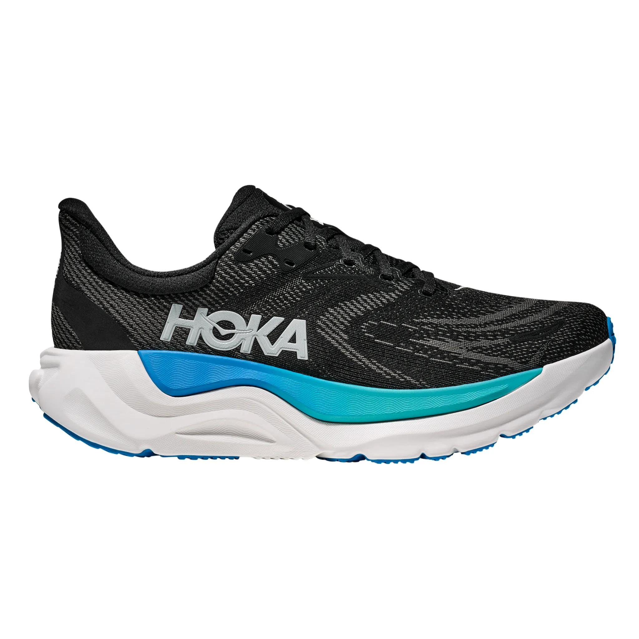 Best For Walking Hoka Mens Arahi 8 - Black/Skyward Blue - Stability