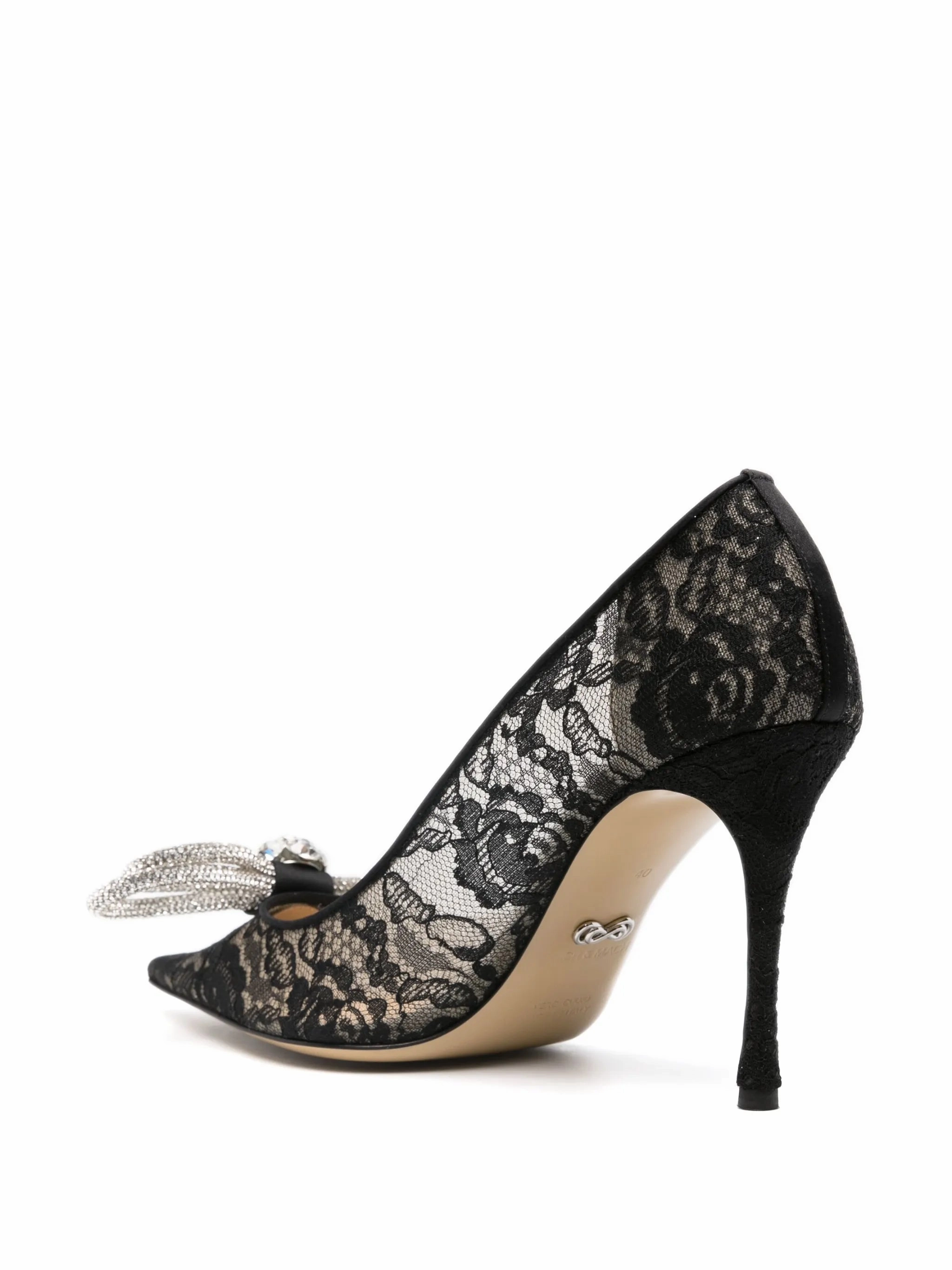 Double Bow 95mm pumps Hot Rods And High Heels