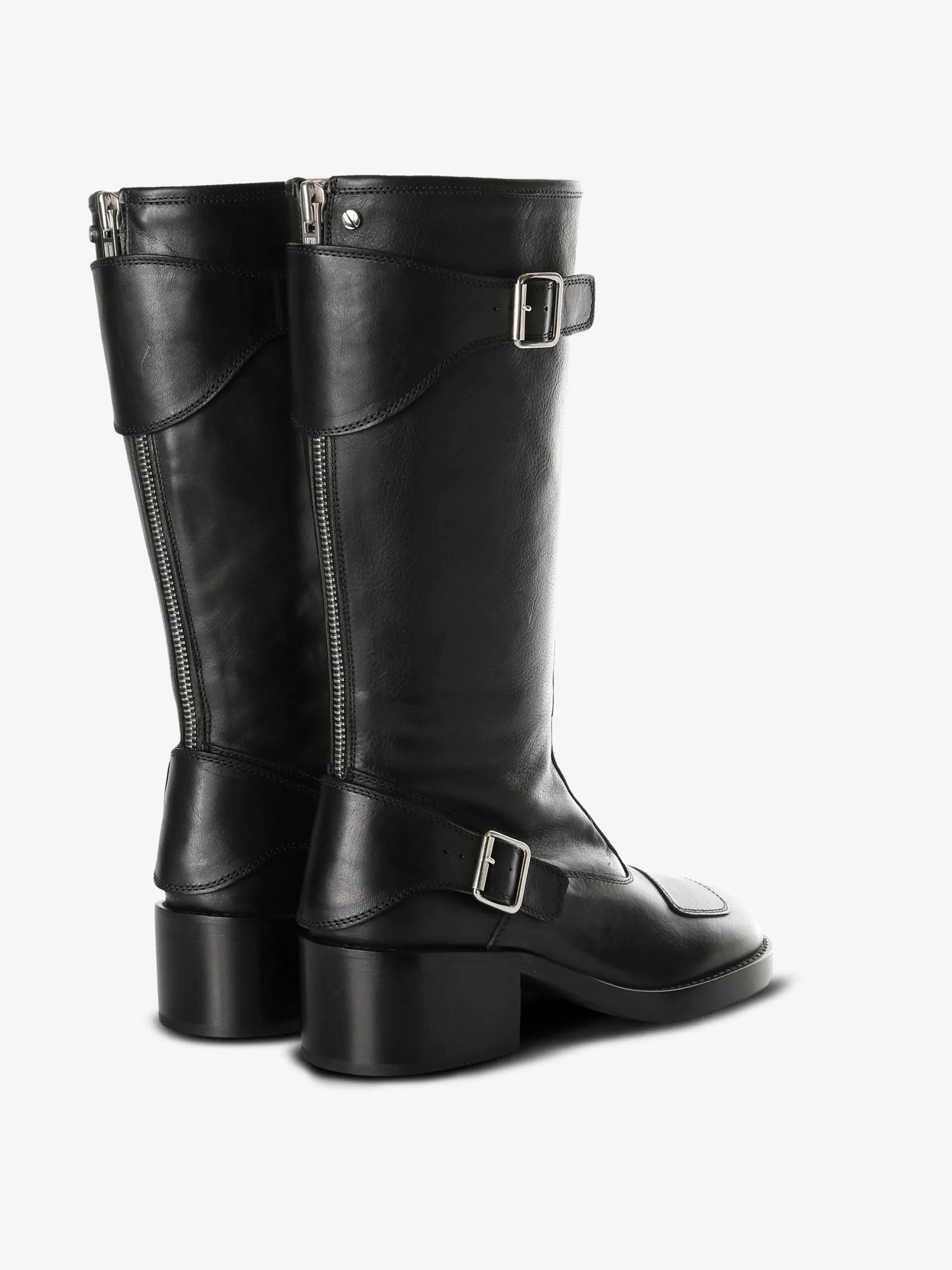 Army Regulation Boots ANN DEMEULEMEESTER - Women Balo High Biker Boots