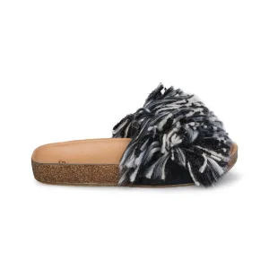 Berkenstock Sandals UGG Cindi Black / White Flip Flops - Women's