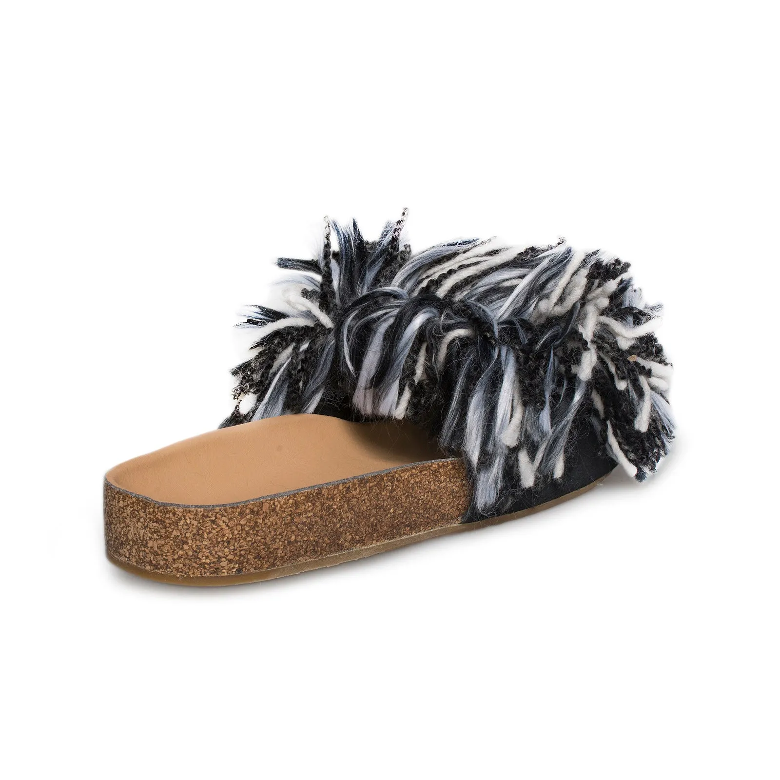 Sandals Sizing Guide UGG Cindi Black / White Flip Flops - Women's