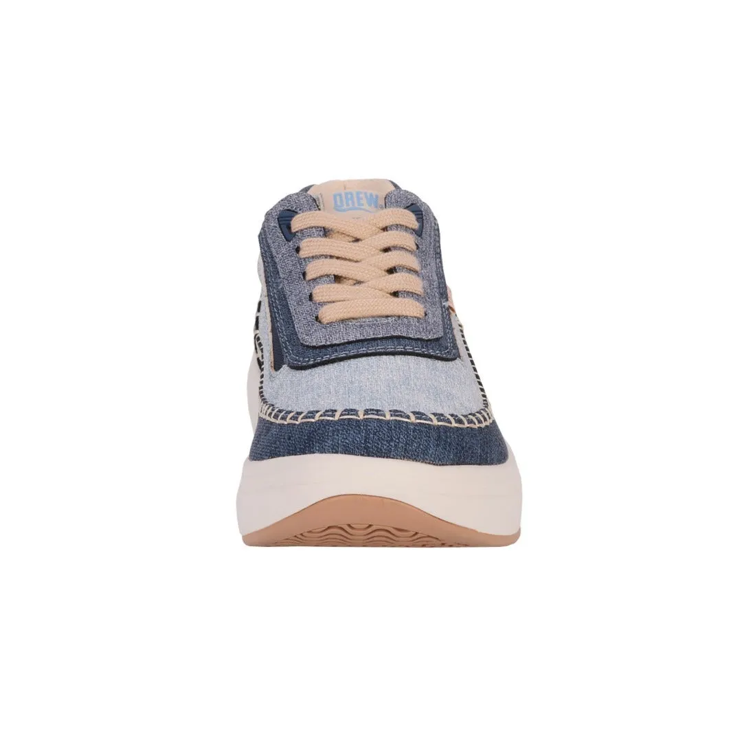 Drew Shoe Women's Julep Orthotic Sneaker  Denim Combo 10840-37 Hooka Sneakers