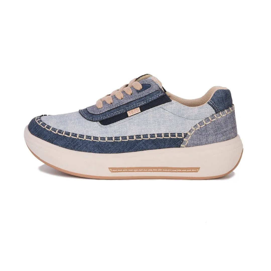 Best Sneakers For Zumba Drew Shoe Women's Julep Orthotic Sneaker  Denim Combo 10840-37