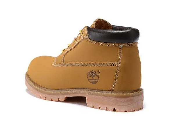 Tim Premium Wheat Nubuck Waterproof Chukka Boots Golf Shoes Waterproof Warranty